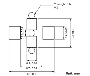 Mechanical Drawing - KYOCERA AVX KGN Series MLCC Capacitors